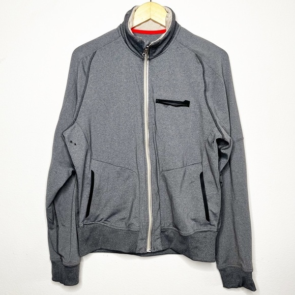 Lululemon Men’s Training Jacket in Heathered Dark Slate - Picture 7 of 13